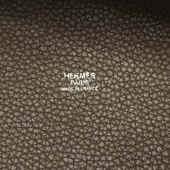 Hermes Hermès Picotin Lock MM Handbag in Taurillon Clemence Etoupe with D Sta... - Picture 5 of 15